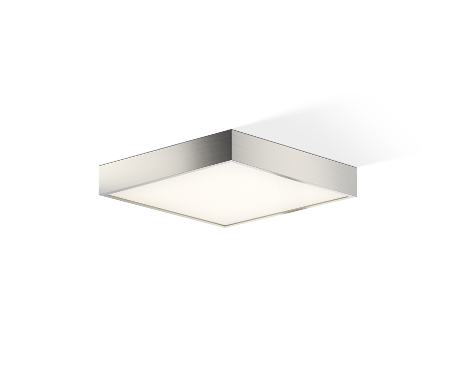 Decor Walther Deckenleuchte Cut 30 N LED - Nickel Satiniert - 30 x 30 cm