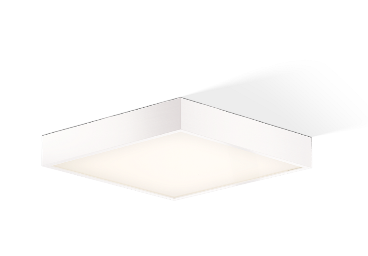 Decor Walther Deckenleuchte Cut 40 N LED-Weiß matt-40 x 40 cm