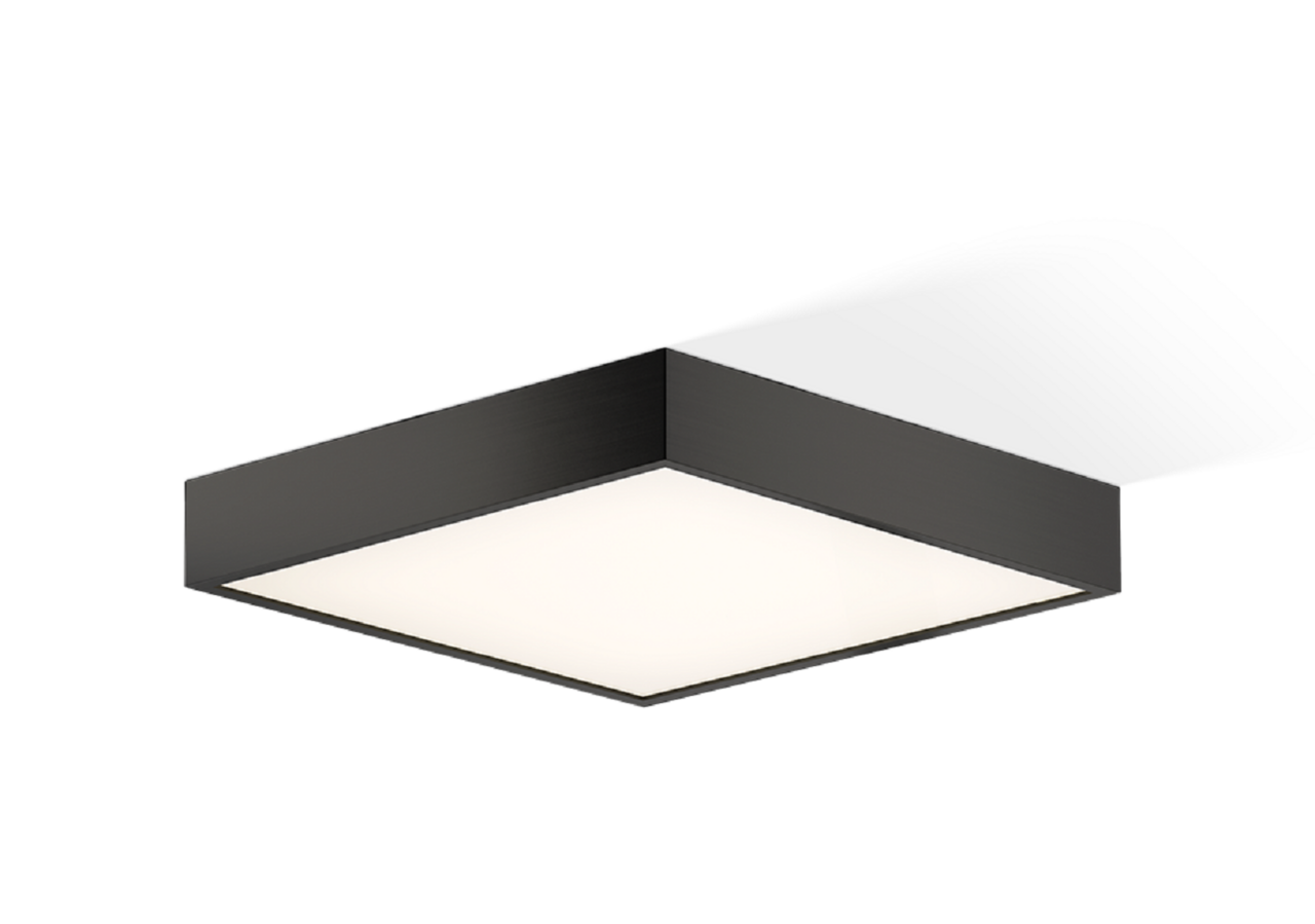 Decor Walther Deckenleuchte Cut 18 N LED-Schwarz matt-30 x 30 cm