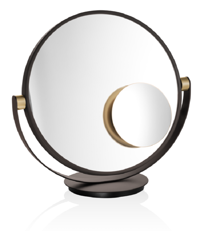 Decor Walther Tischspiegel Vanity - Dunkelbronze / Gold matt