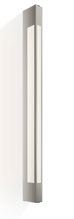 Decor Walther Wandleuchte Bloc -  Nickel satiniert 100 cm