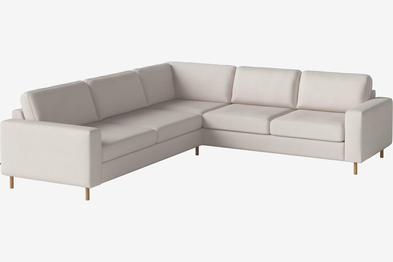 Bolia Scandinavia 5 Sitzer Ecksofa 2½ Ecke 2 - Linea - Samt - Beige