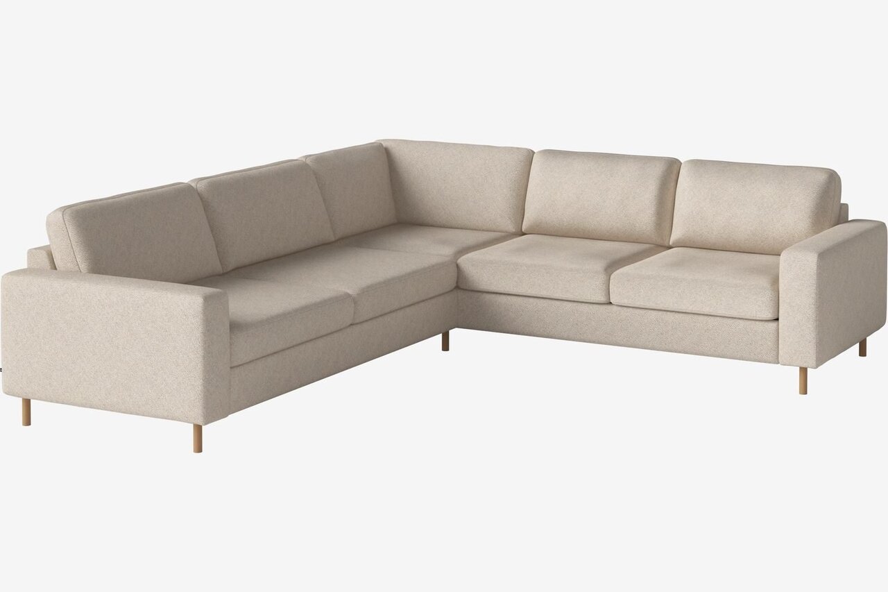 Bolia Scandinavia 5 Sitzer Ecksofa 2½ Ecke 2 - Monza - Bouclé - Beige