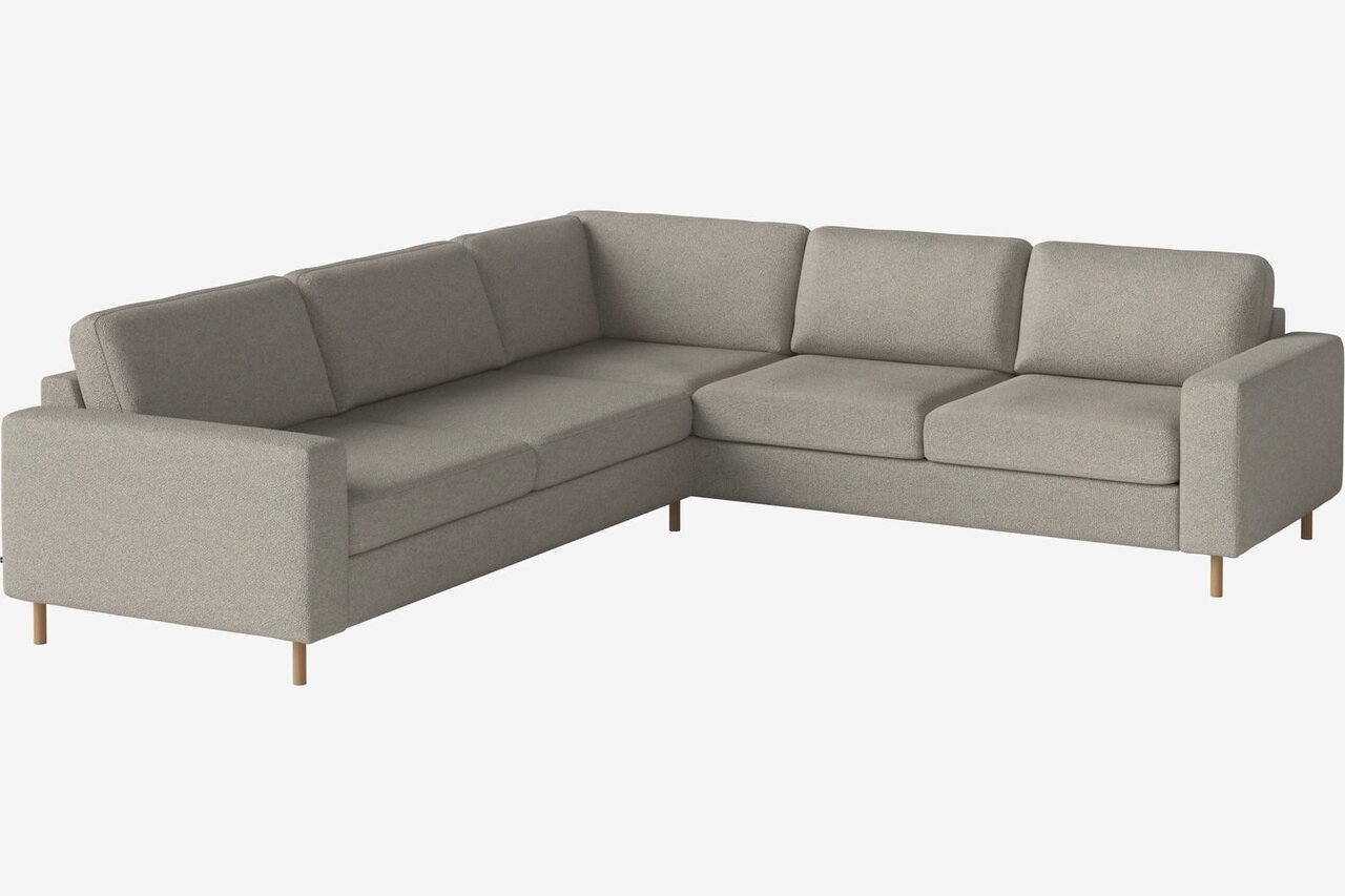 Bolia Scandinavia 5 Sitzer Ecksofa 2½ Ecke 2 - Monza - Bouclé - Sand