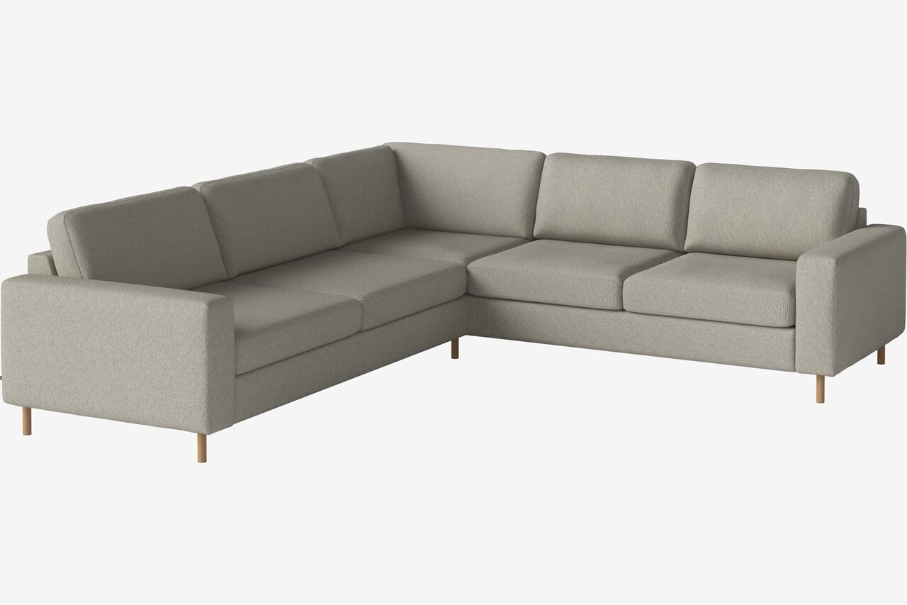 Bolia Scandinavia 5 Sitzer Ecksofa 2½ Ecke 2 - Vilme - Bouclé - Sand