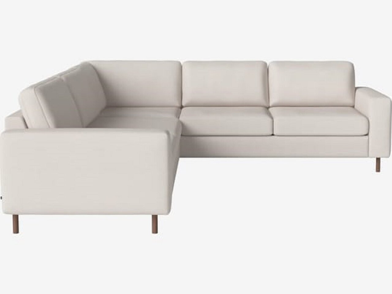 Bolia Scandinavia 5 Sitzer Ecksofa 2½ Ecke 2 - 13 cm geöltes Walnuss