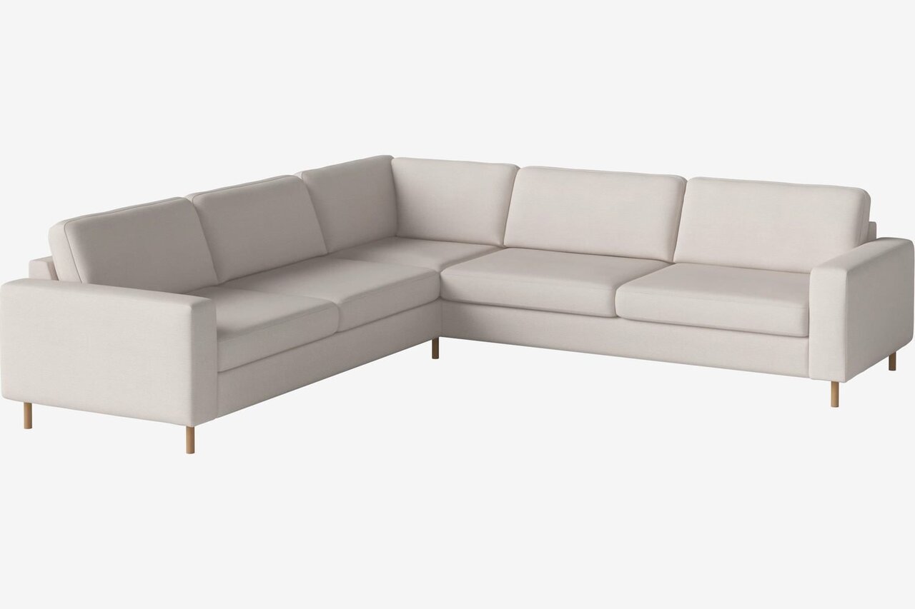 Bolia Scandinavia 6 Sitzer Ecksofa 2½ Ecke 2½ - Linea - Samt - Beige