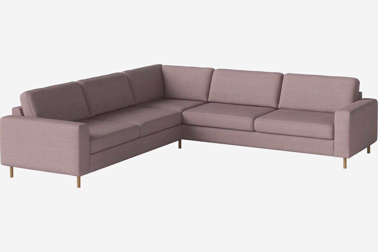 Bolia Scandinavia 6 Sitzer Ecksofa 2½ Ecke 2½ - Linea - Samt - Rosa