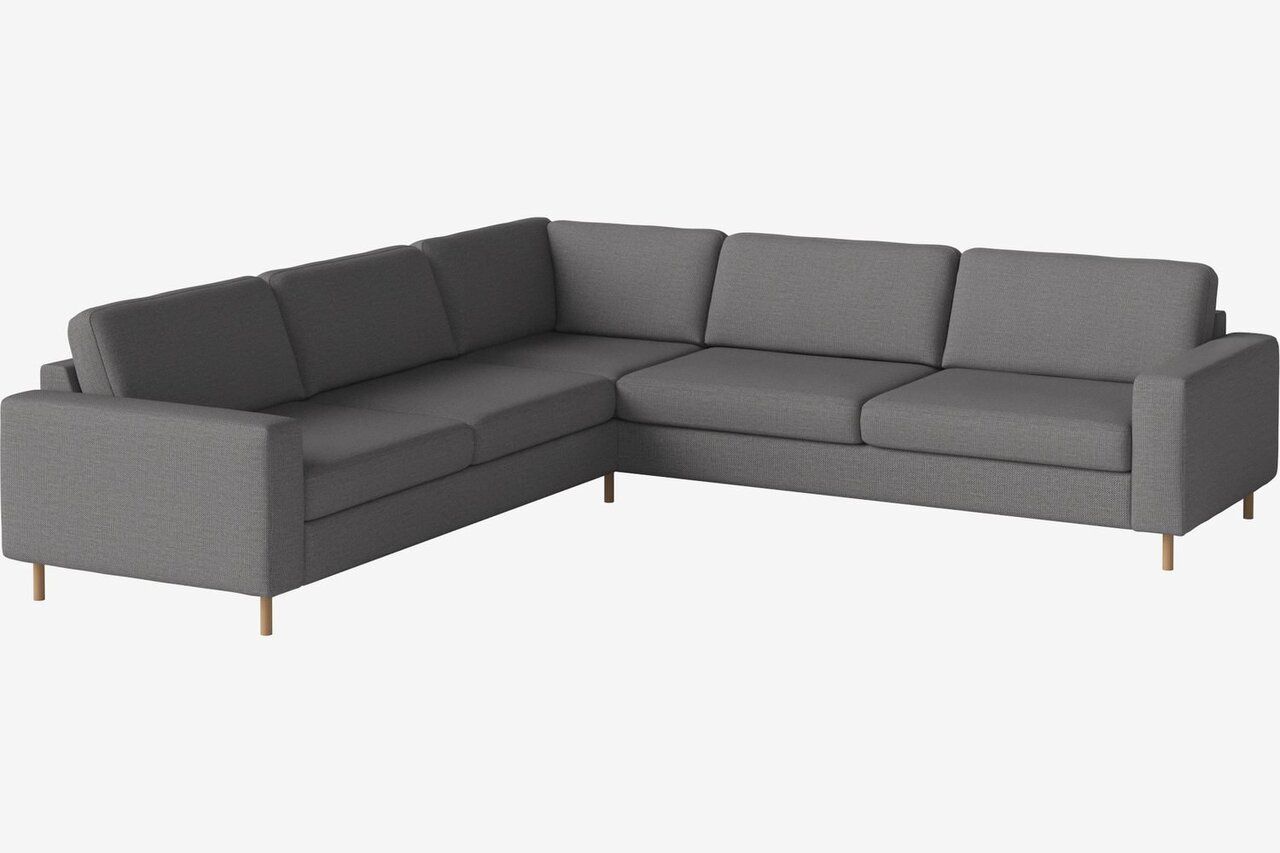 Bolia Scandinavia 6 Sitzer Ecksofa 2½ Ecke 2½ - London - Flach gewebt - Multi grau