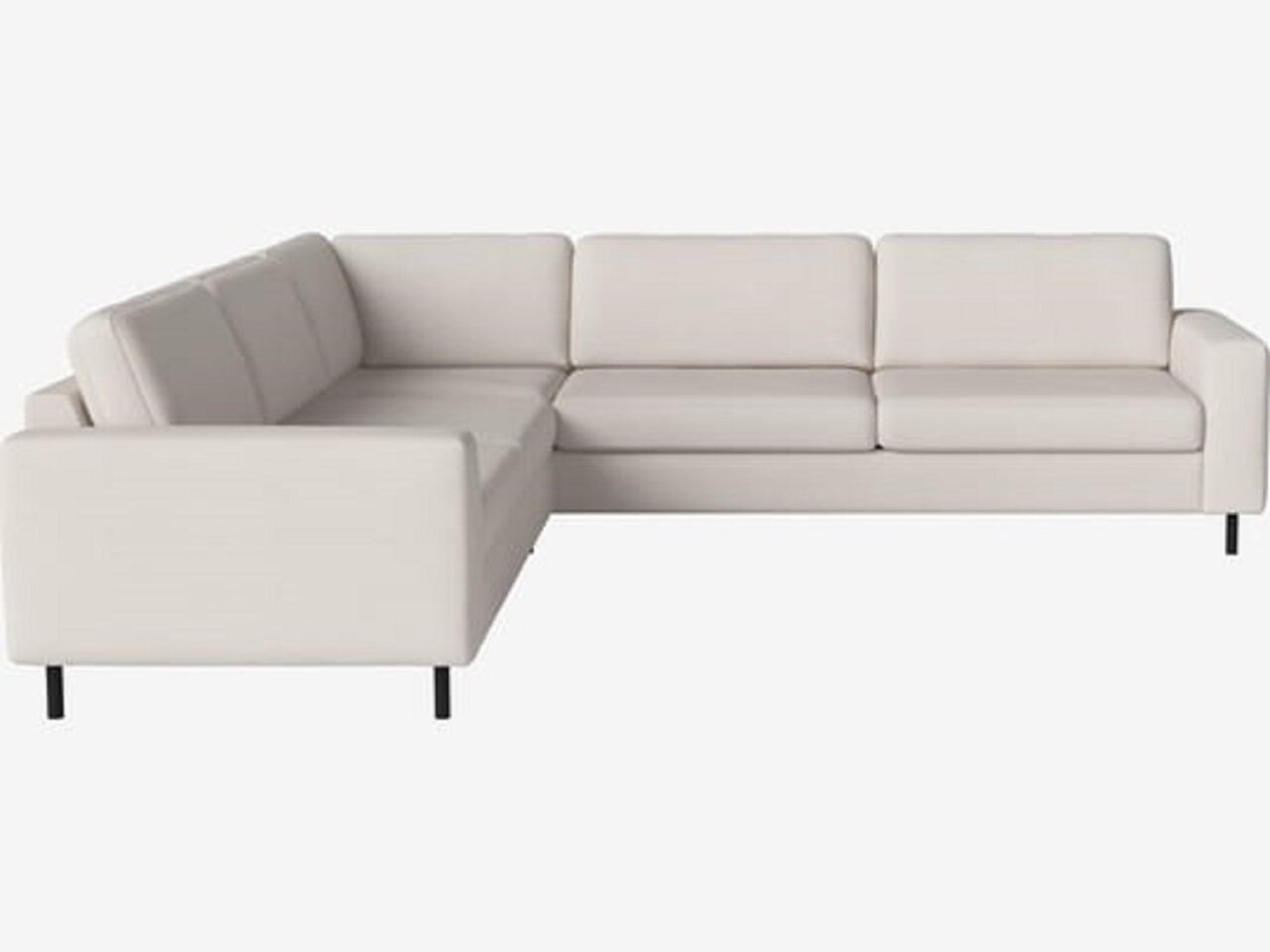 Bolia Scandinavia 6 Sitzer Ecksofa 2½ Ecke 2½ - 13 cm schwarz gebeizte geölte Eiche