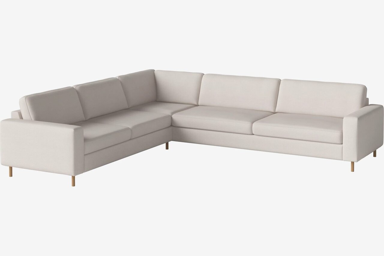 Bolia Scandinavia 6 Sitzer Ecksofa 2½ Ecke 3 - Linea - Samt - Beige