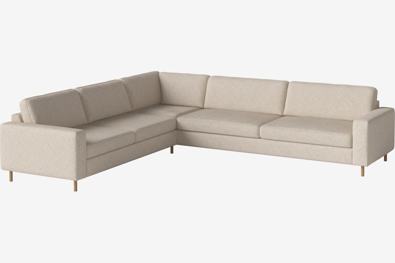 Bolia Scandinavia 6 Sitzer Ecksofa 2½ Ecke 3 - Monza - Bouclé - Beige