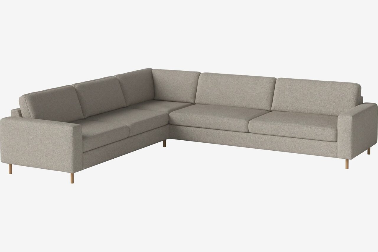 Bolia Scandinavia 6 Sitzer Ecksofa 2½ Ecke 3 - Monza - Bouclé - Sand