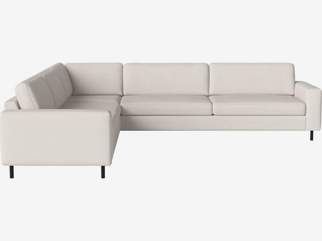 Bolia Scandinavia 6 Sitzer Ecksofa 2½ Ecke 3 - 15 cm schwarz gebeizte geölte Eiche