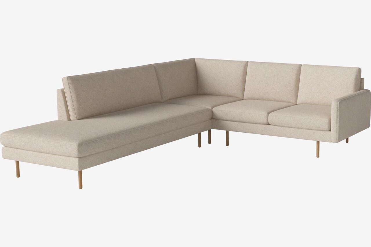 Bolia Scandinavia Remix 4 Sitzer Ecksofa Open End - Monza-Boucle-Beige