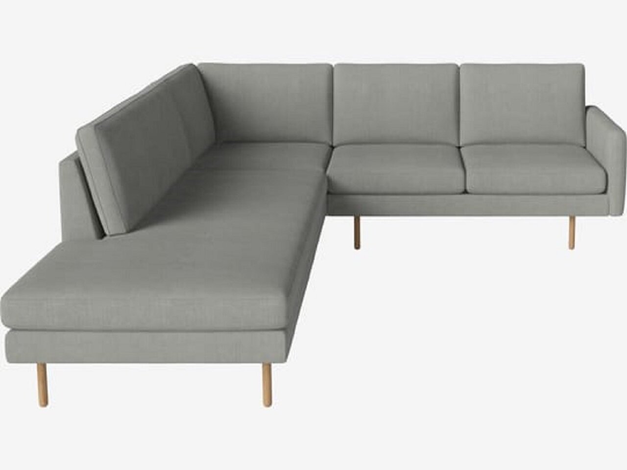 Bolia Scandinavia Remix 4 Sitzer Ecksofa Open End - 20cm-oiled-oak