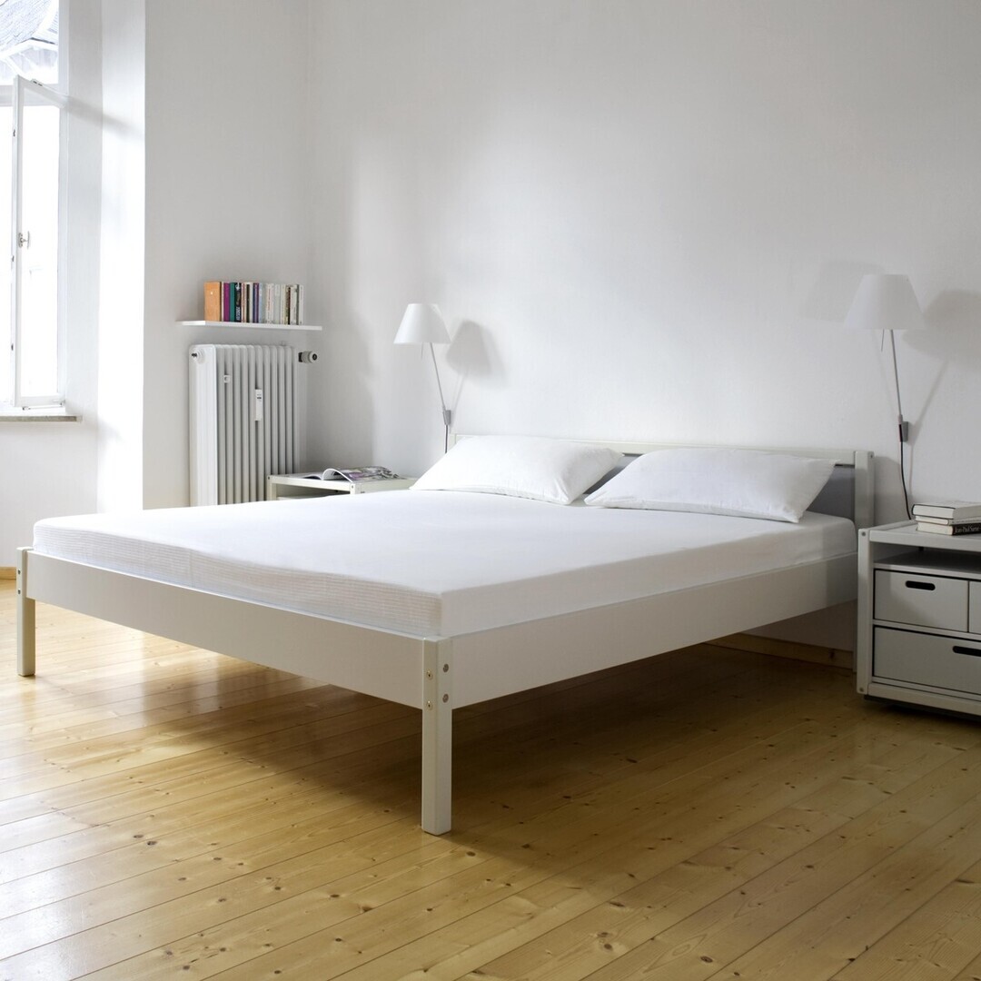 Flötotto Profilsystem Doppelbett mit Kopfteil 