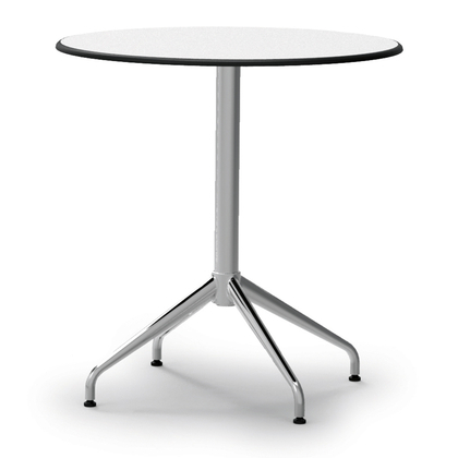 Flötotto PRO Vierstern-Aluminiumtisch, HPL - Rund