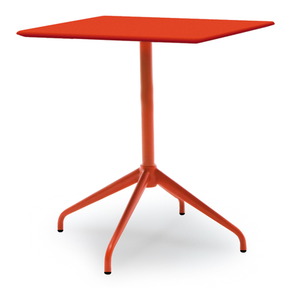 Flötotto PRO Vierstern-Aluminiumtisch, MDF - Quadratisch
