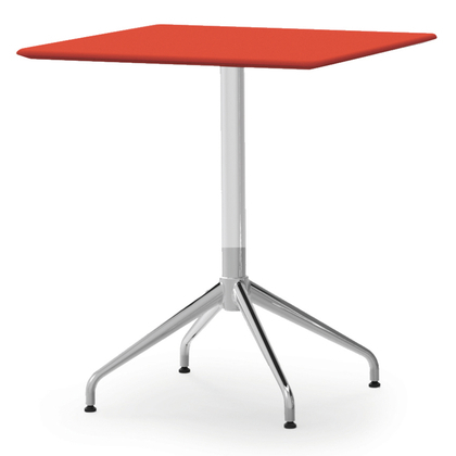 Flötotto PRO Vierstern-Aluminiumtisch, MDF - Quadratisch