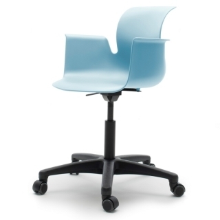 Flötotto PRO ARMCHAIR Drehstuhl - aquablau / polyamid-schwarz