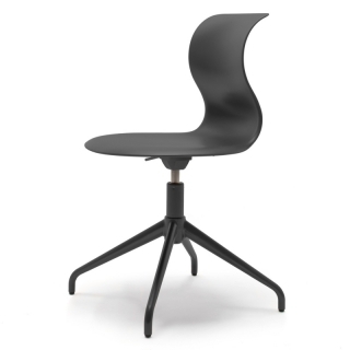 Flötotto PRO CHAIR Vierstern-Aluminiumgestell-graphitschwarz