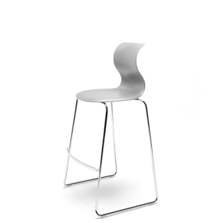 Flötotto PRO CHAIR Gleitkufengestell Medium - granitgrau / chrom