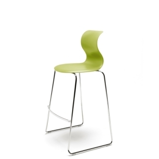 Flötotto PRO CHAIR Gleitkufengestell Medium - kiwigruen / chrom
