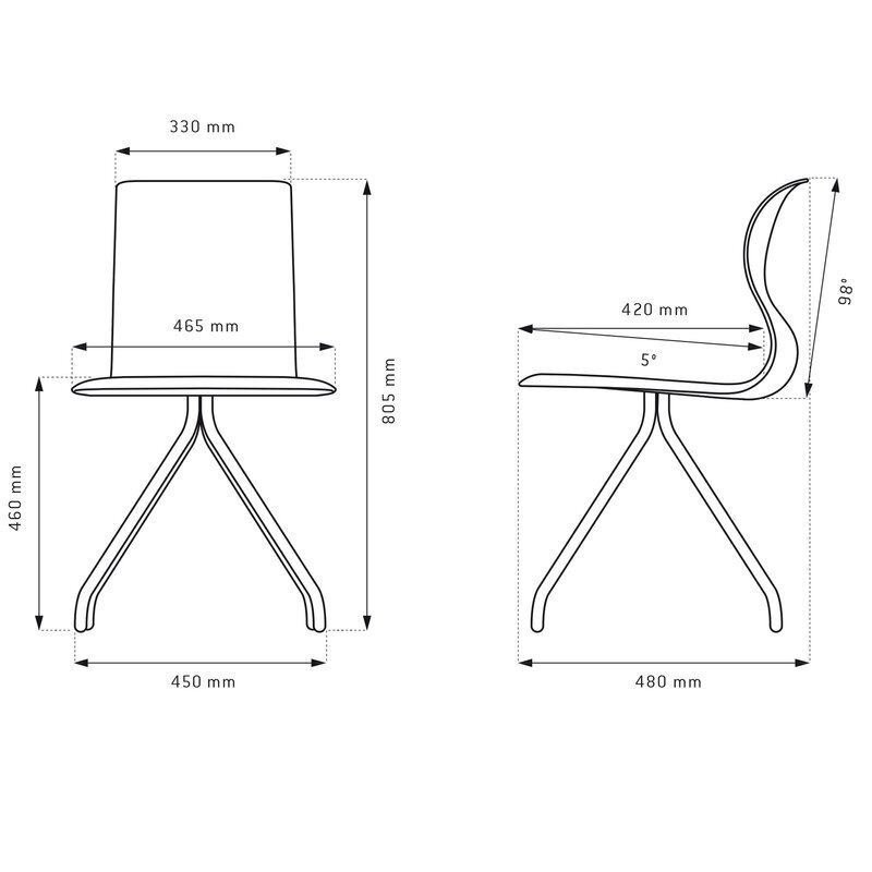 Flötotto PRO CHAIR X-Gestell
