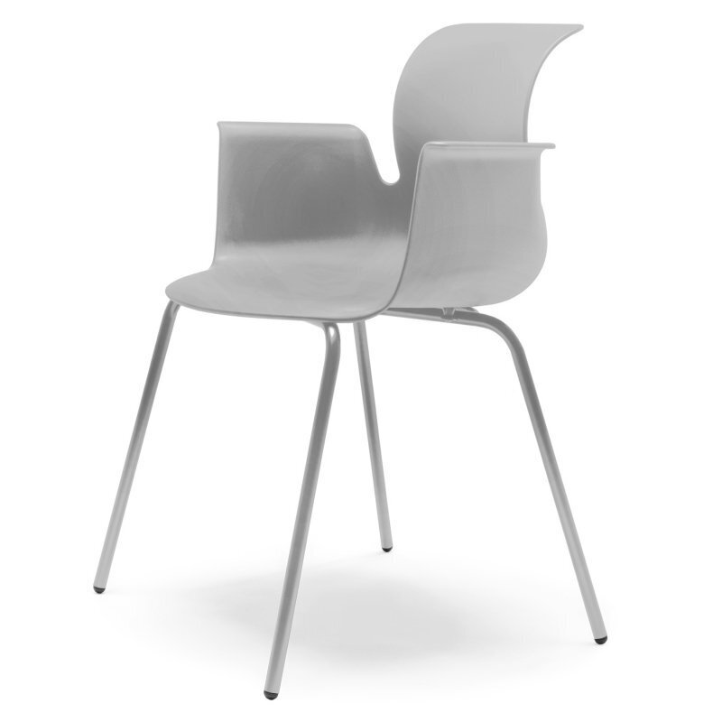 Flötotto PRO ARMCHAIR Vierbeingestell - Granitgrau