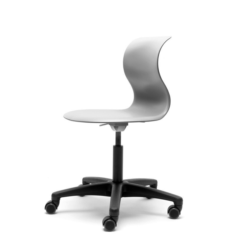 Flötotto PRO CHAIR Drehstuhl, Grösse 5  - Granitgrau - polyamid-schwarz