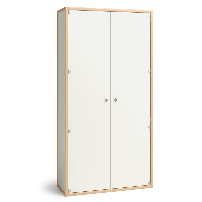 Flötotto Container mit Doppeltür 7 Einlegeböden, H222 B113 T60