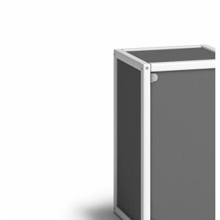 Flötotto Doppelbett mit Kopfteil, H74 B167 T210 - Weiss / Anthrazit