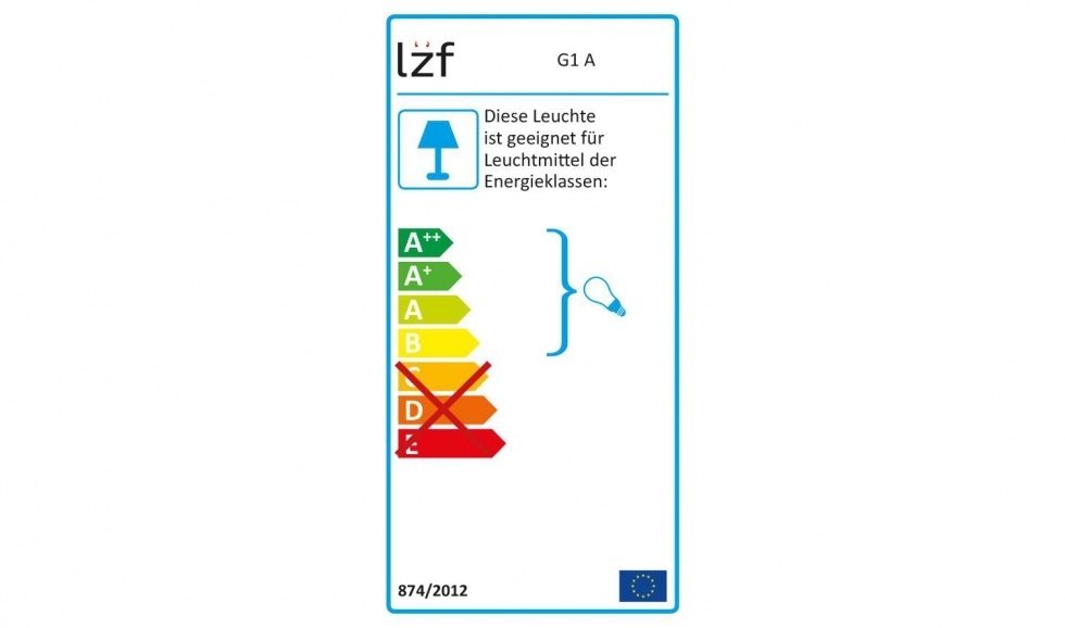 LZF Wand- und Deckenleuchte Guijarro