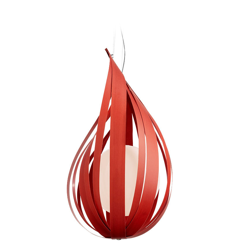 LZF Pendelleuchte Raindrop - Rot