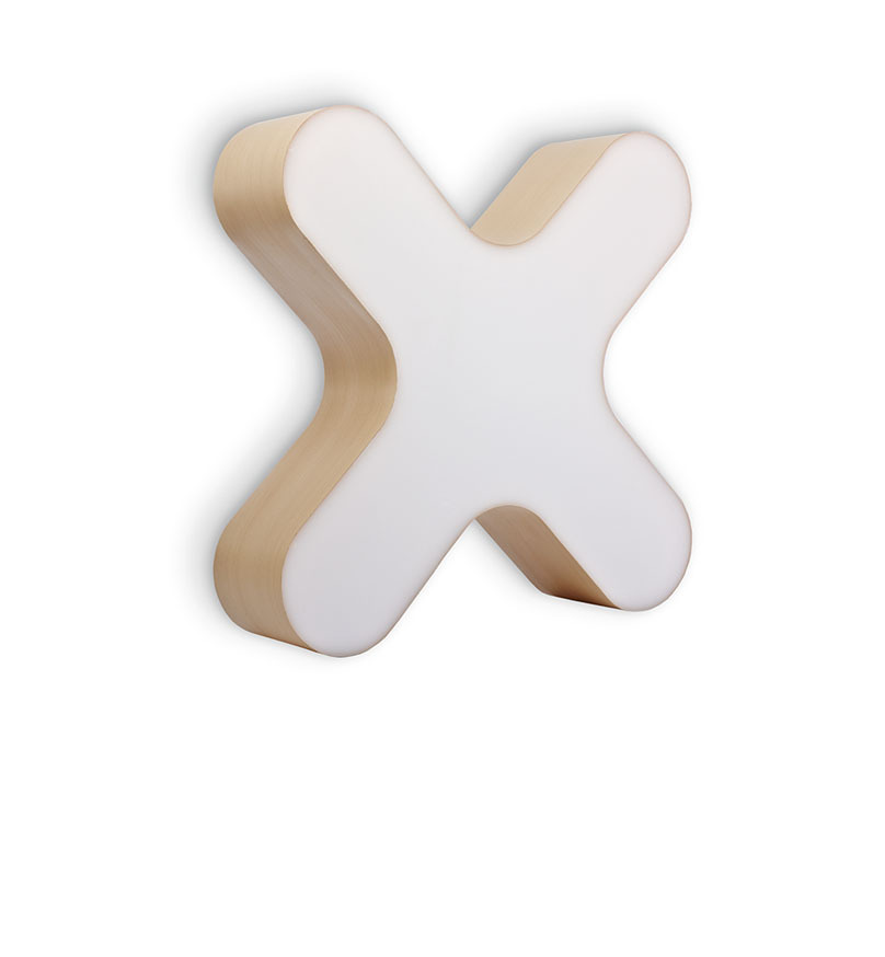 LZF Wandleuchte X-Club - Buche