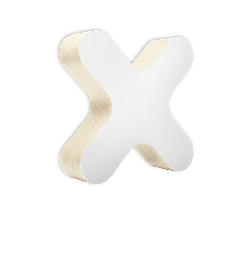 LZF Wandleuchte X-Club - American White Wood