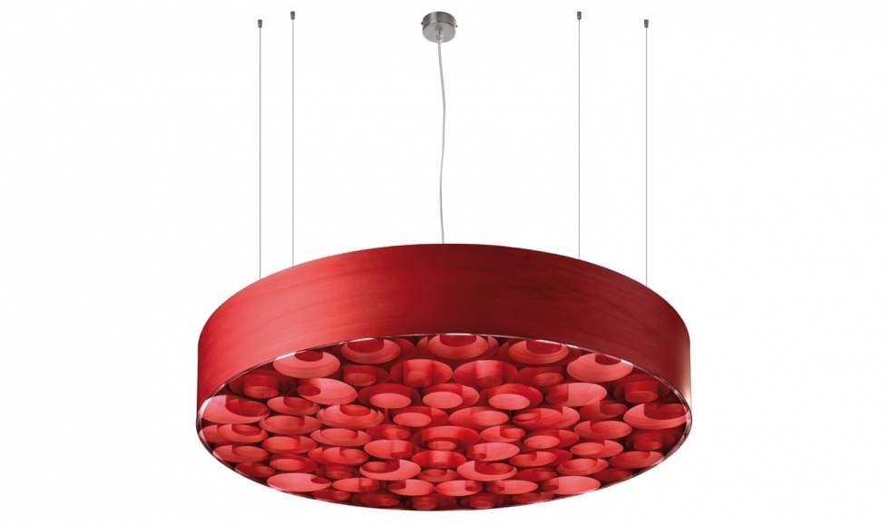 LZF Pendelleuchte Spiro - Rot_Large
