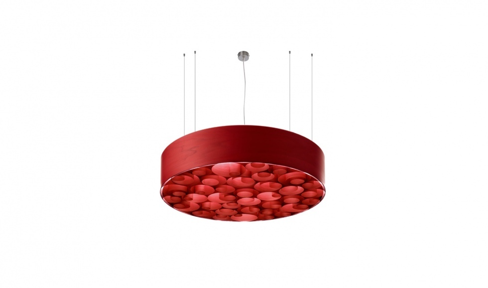 LZF Pendelleuchte Spiro - Rot_Medium