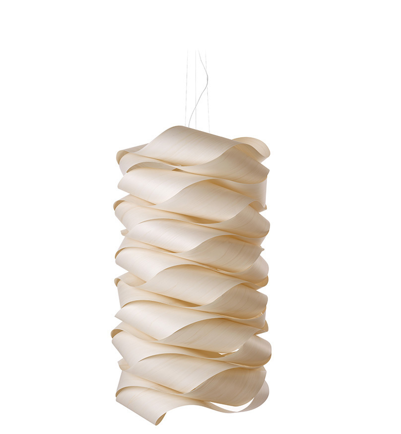 LZF Pendelleuchte Link Chain 4 - American White Wood