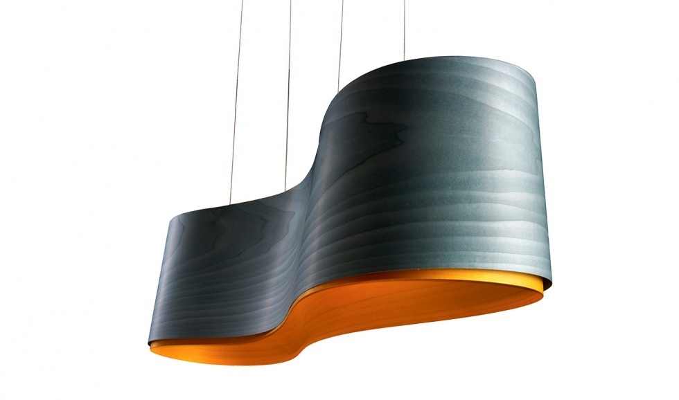 LZF Pendelleuchte New Wave LED - Tuerkis-Gelb