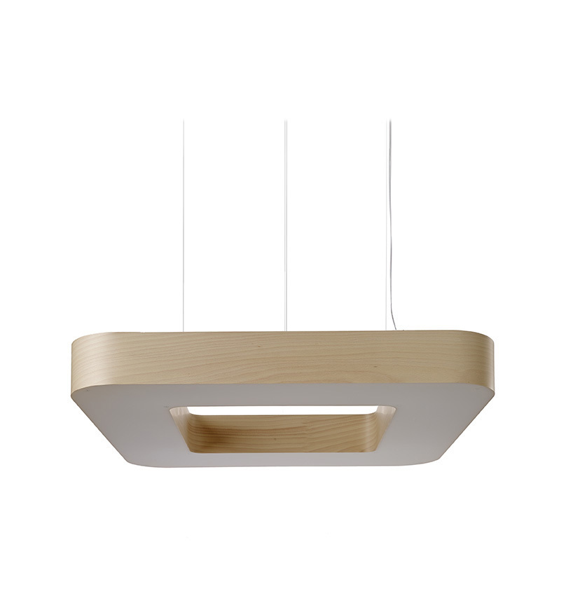 LZF Pendelleuchte Cuad - Large_Buche