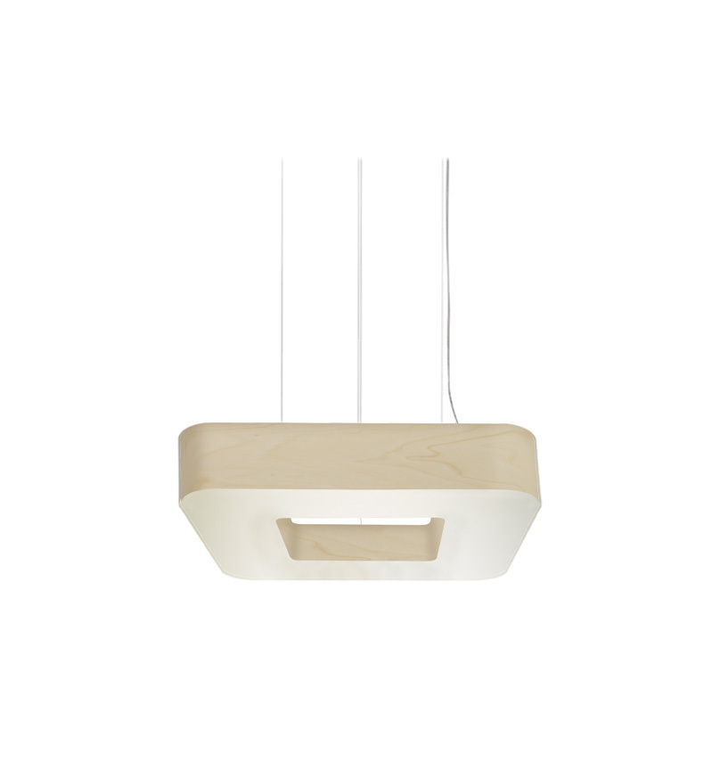 LZF Pendelleuchte Cuad  - Small_American White Wood