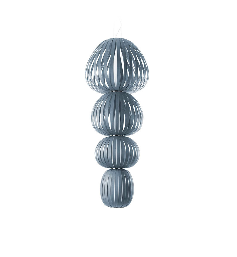 LZF Pendelleuchte Totem - 4 - Blau