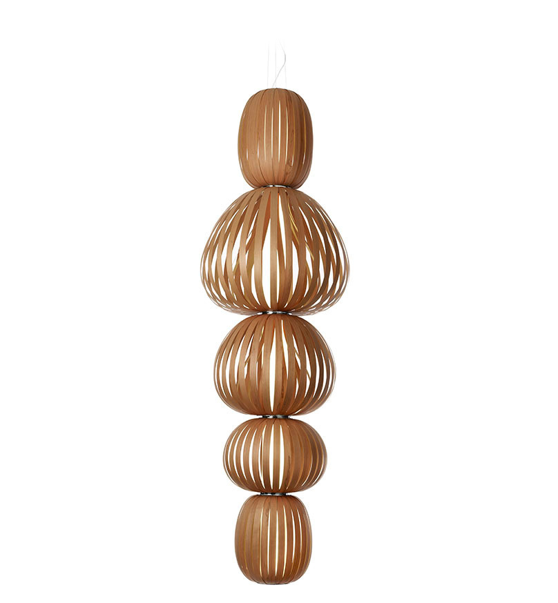 LZF Pendelleuchte Totem - 5 - Kirsche