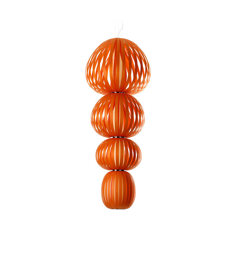LZF Pendelleuchte Totem - 4 - Orange
