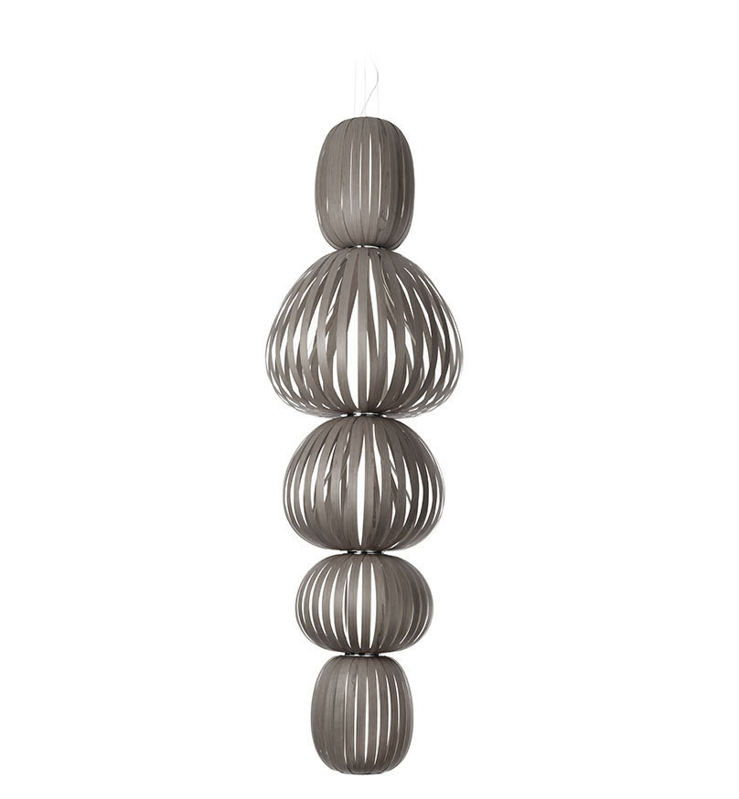 LZF Pendelleuchte Totem - 5 - Grau