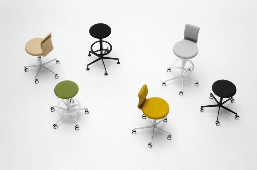 Lapalma Lab Hocker mit Rückenlehne