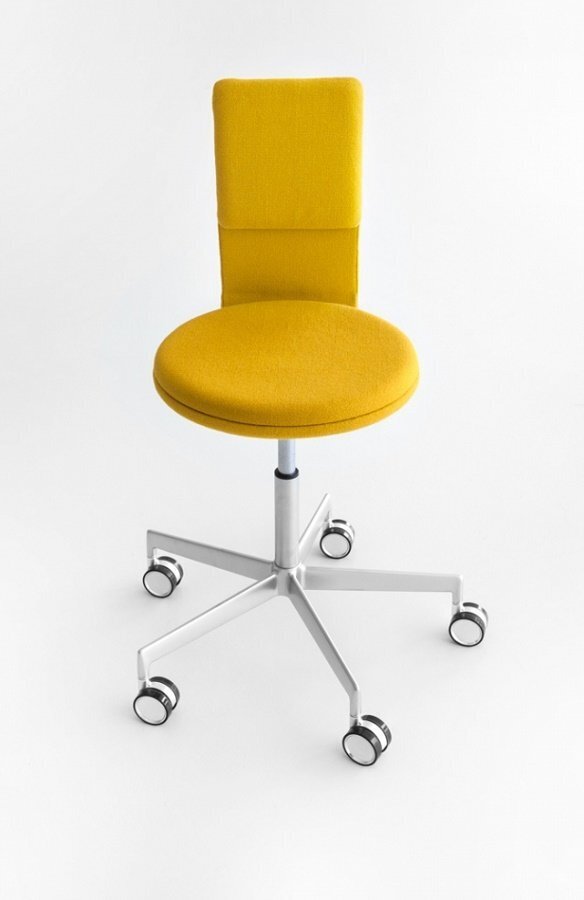 Lapalma Lab S70 Hocker weiss mit Rückenlehne