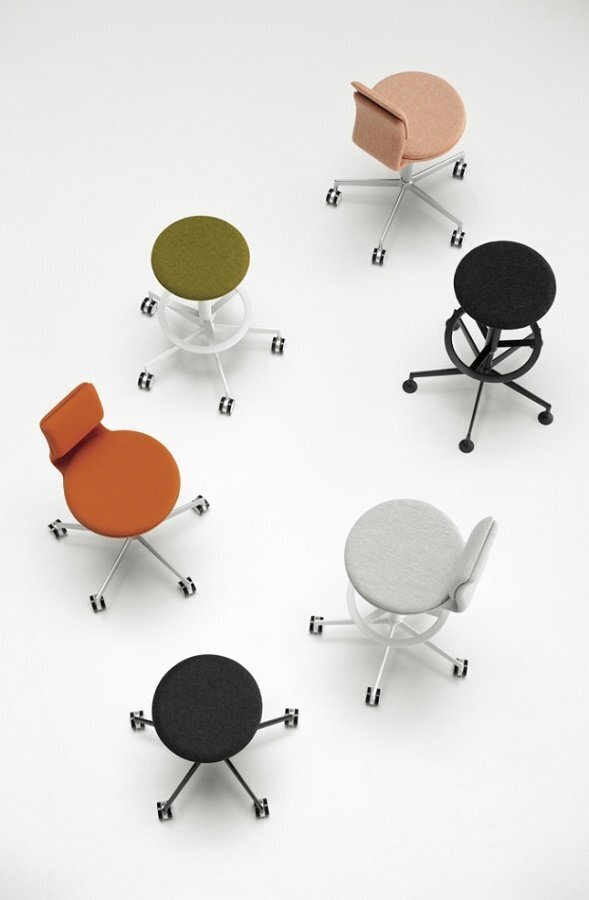 Lapalma Lab S72 Hocker Schwarz